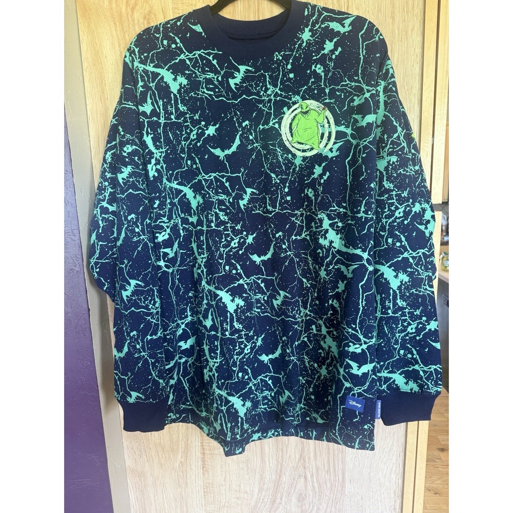 Disney Parks Nightmare Before Christmas Oogie Boogie Spirit Jersey Medium NWT - Picture 2 of 2